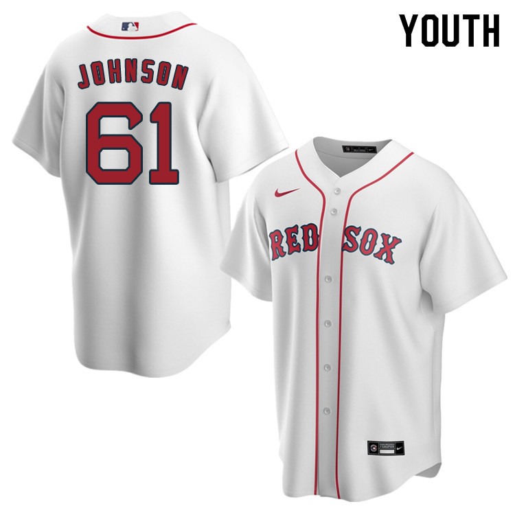 Nike Youth #61 Brian Johnson Boston Red Sox Baseball Jerseys Sale-White